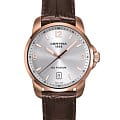 Certina Certina DS Podium C001.410.36.037.01  C0014103603701 кварцевые мужские часы серебристый циферблат, браслет кожаный — вид спереди